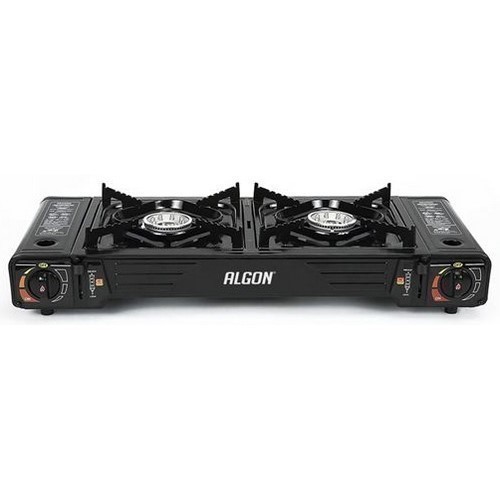 COCINA GAS PORTATIL ALGON DOBLE 2531